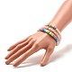 Perles heishi en argile polymère faites à la main ensemble de bracelets pour enfants extensibles(BJEW-JB07429-02)-3
