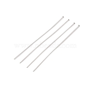 304 Stainless Steel Flat Head Pins, Stainless Steel Color, 70x0.5mm, Head: 1.2mm(STAS-Z089-03P-11)