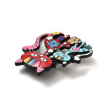 Alloy Enamel Brooches(JEWB-P013-18EB)-3