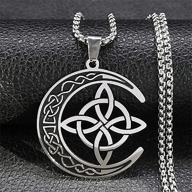 Trinity Knot 304 Stainless Steel Necklaces