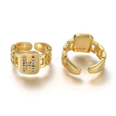 Clear Brass+Cubic Zirconia Finger Rings