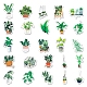 50Pcs 50 Styles Plant Theme Waterproof PVC Plastic Stickers(STIC-PW0001-375)-4