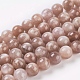 Chapelets de perles de sunstone naturelle naturelles(X-G-G099-4mm-14)-1