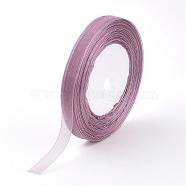 Organza Ribbon, Flamingo, 3/8 inch(10mm), 50yards/roll(45.72m/roll), 10rolls/group, 500yards/group(457.2m/group)(RS10mmY-092)