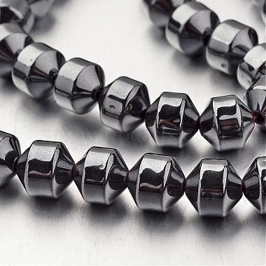 8mm Bicone Non-magnetic Hematite Beads