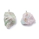 Natural Green Tourmaline Pendants(G-I295-01P-02)-2