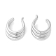Rack Plating Brass Cuff Earrings for Women(EJEW-Q770-25P)-1