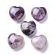 Natural Amethyst Heart Love Stone(G-Z020-06)-1