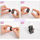 4 Sets 4 Colors Alloy Bag Twist Lock Clasps(FIND-CA0007-10)-4