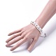 Bracelets en perles de howlite naturelles(BJEW-JB04604-03)-4