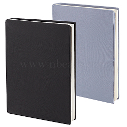 Elastic Fabric Book Covers, Mixed Color, 235~240x365~385x1~3mm, 2 styles, 1pc/style, 2pcs(AJEW-CP0008-68G)