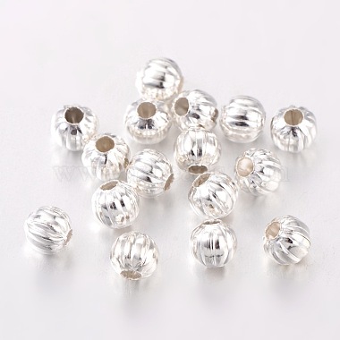 Silver Round Iron Beads