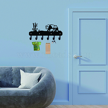 Iron Wall Mounted Hook Hangers(AJEW-WH0156-008)-7