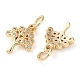 Rack Plating Brass Micro Pave Clear Cubic Zirconia Charms(KK-D097-05G)-2