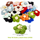 arricraft 32pcs 16 couleurs accessoires d'ornement en tricot de coton faits à la main(DIY-AR0002-09)-6