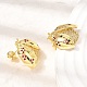 Brass Micro Pave Cubic Zirconia Stud Earrings(EJEW-D355-02G-01)-3