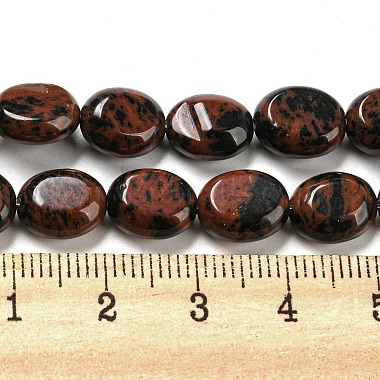 Natural Mahogany Obsidian Beads Strands(G-M420-D01-01)-5