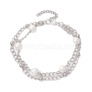 White Round Iron Bracelets