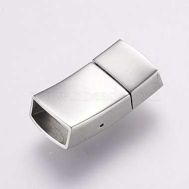 304 Stainless Steel Bayonet Clasps(STAS-F122-38P)-2