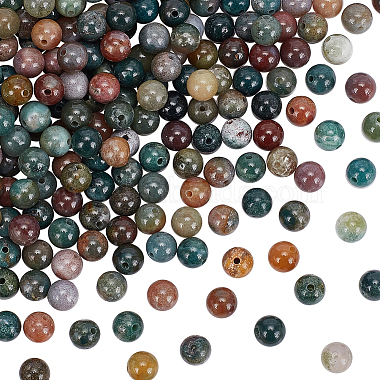 Round Indian Agate Beads