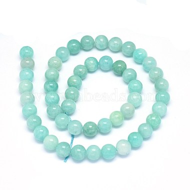 Chapelets de perles en amazonite naturelle(G-F602-02-10mm)-2