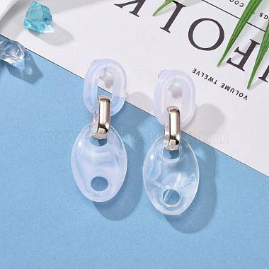 (Jewelry Parties Factory Sale)Imitation Gemstone Style Acrylic Dangle Stud Earrings(EJEW-JE04344)-2