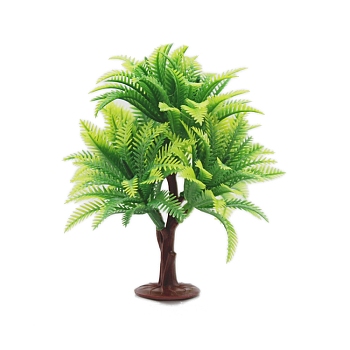 Simulation Tree Green Decoration Model, Micro Landscape Dollhouse Accessories, Pretending Prop Decorations, Green, 110mm