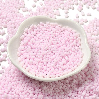 Glass Frosted Seed Beads(SEED-K009-05B-02)-2