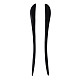 Vintage Schima Wood Hair Sticks Findings(OHAR-N008-09)-1