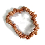 Natural Pink Aventurine Stretch Bracelets, Chip, Inner Diameter: 2-1/8~2-3/8 inch(5.5~6cm)(PW-WG56138-35)