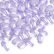 Transparent Acrylic Beads, Oval, Lilac, 9.5x6mm, Hole: 1.5mm, about 2000pcs/500g(MACR-S373-134-T06)