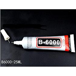 Nail Art B6000 Craft Glue, Super Adhesive Quick Drying Glue, Clear, Capacity: 25ml(0.84 fl. oz)(X-MRMJ-L003-Z01-25ml)