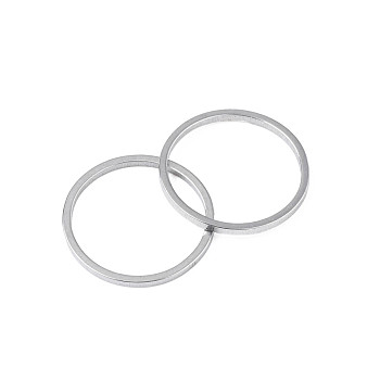 304 Stainless Steel Linking Ring, Stainless Steel Color, 14x1mm, Inner Diameter: 12mm