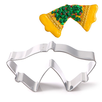 304 Stainless Steel Cookie Cutters, Cookies Moulds, DIY Biscuit Baking Tool, Bowknot, Stainless Steel Color, 45x96x18mm