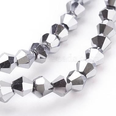 Chapelets de perles en verre galvanoplastique(EGLA-S057-4)-3