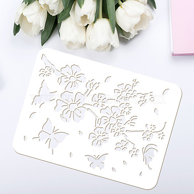 4Pcs 4 Styles PET Hollow Out Drawing Painting Stencils(DIY-WH0394-0035)-3