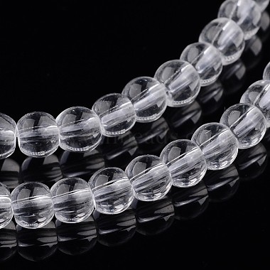 3mm Clear Round Glass Beads