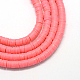 Eco-Friendly Handmade Polymer Clay Beads(X-CLAY-R067-6.0mm-25)-1