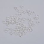 Iron Open Jump Rings, Round, Silver, 5x0.6mm, 22 Gauge, Inner Diameter: 3mm, 200~230Pcs/Set(IFIN-WH0058-13B-S)