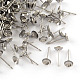 Accessoires des clous d'oreilles en 304 acier inoxydable(STAS-R073-10)-1