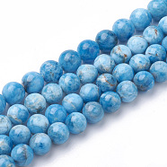 Natural Gemstone Beads Strands, Round, 8mm, Hole: 1mm, about 50pcs/strand, 15.7 inch(G-Q961-20-8mm)