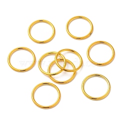 Zinc Alloy Round Rings, Buckle Clasps, For Webbing, Strapping Bags, Garment Accessories, Golden, 18x1.8mm(IFIN-WH0052-50G)