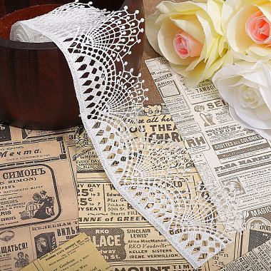 Polyester Lace Ribbons(OCOR-WH0046-78B)-4