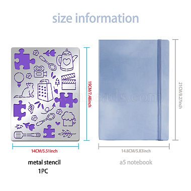 pochoirs de matrices de découpe en acier inoxydable personnalisés(DIY-WH0289-049)-4