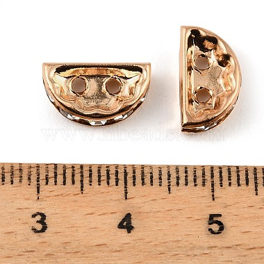 Brass Crystal Rhinestone Spacer Bars(RB-T019-02A-KCG)-3