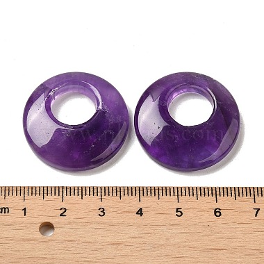 Natural Amethyst Pendants(G-T122-76H)-3