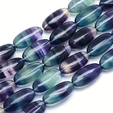 20mm Oval Fluorite Beads