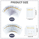 Карточки с пластиковыми заколками для волос и резинками olycraft 200шт. 2 стилей(CDIS-OC0001-06)-2