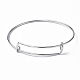 Adjustable 304 Stainless Steel Wire Bangle Making(MAK-F286-03P)-2