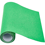 Polyester Felt Sticker, Self Adhesive Fabric, Rectangle, Green, 40x0.1cm, 2m/roll(DIY-WH0146-04J)